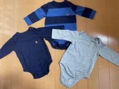 3〜6ヶ月ベビーギャップロンパース3点