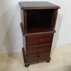 【未使用展示品】電話台 木製 サイドテーブル 花台 FAX台 ブナ材 説明文必読 未使用展示品】電話台 木製 サイドテーブル 花台 FAX台 ブナ材 説明文