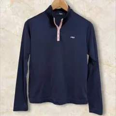 FILA（フィラ）スポーツ用長袖 Мサイズ　ネイビーのサムネイル