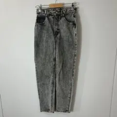 JORDACHE デニム グレーハイウエスト スリムフィット ダメージ