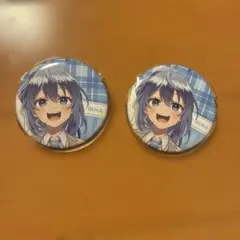 からぴちパラダイス　るなさん　カラフルピーチ　 缶バッヂ　ぱらぴち缶バッジ