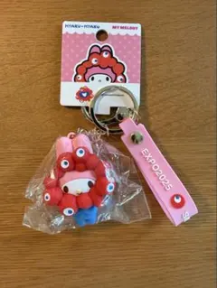 ＊サンリオ＊ミャクミャク＊なりきりキーホルダー＊マイメロ＊万博内限定カラー