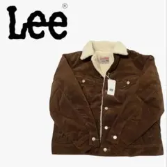 Lee ボア襟 ブラウンコーデュロイジャケット