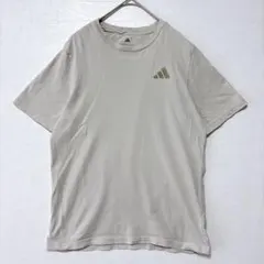 アディダス 半袖Ｔシャツ ベージュ 綿 普段着 レディースS～Ｍ キッズ160
