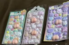 ボンボンドロップシール/ぷくぷくシール/おしりシール