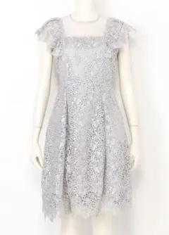 LilyBrownリリーブラウン ワンピース 結婚式 ドレス グレー