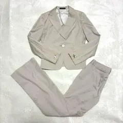 COMME CA DU MODE パンツスーツ セットアップ ベージュ9号