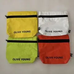 【全色】OLIVE YOUNG ポーチ 4個セット オリーブヤング