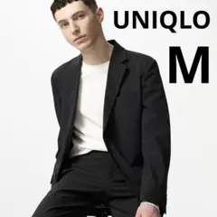 美品M【UNIQLO】感動ジャケット ブラック