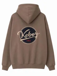 Keboz パーカー 1992 刺繍ロゴ ブラウンのサムネイル