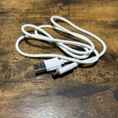 USB Type-A to Type-C 充電ケーブル ホワイト