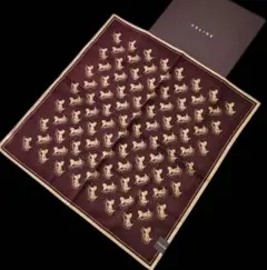 新品未使用　ハンカチーフバンダナ　レア柄　馬　ホース　ブラウンㅡ12値下げ不可