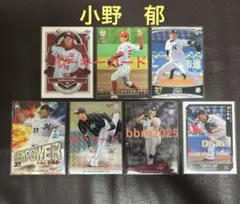 BBMほか　千葉ロッテマリーンズ　小野郁選手　カードセット