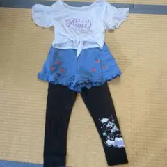 子供ガールズ(ムージョンジョン他)3点セット120㌢