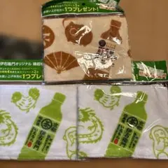 サントリー 伊右衛門 オリジナル縁起もんタオル 3枚セット