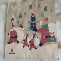 KALDI COFFEE FARM クリスマス ショップ袋10枚