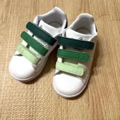 adidas Stan Smith キッズスニーカー ホワイト/グリーン　値下げ
