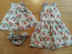 【姉妹コーデ】Cath Kids ワンピース ノースリーブ 2点セットのサムネイル