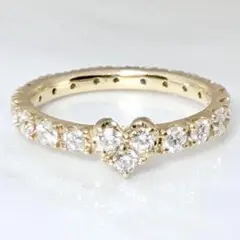 ポンテヴェキオ　 K18 ダイヤモンド　リング　指輪　0.73ct 希少品　レアのサムネイル