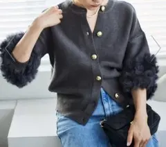 新品未使用 TORRAZZO DONNA2WAYラビットファートップス