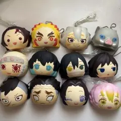 【最終値下げ！】鬼滅の刃 スクイーズ 12個セット キャラグッズ ストラップ