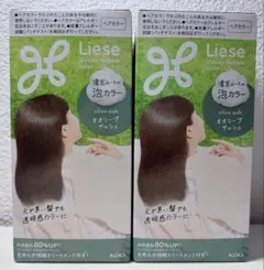 Liese リーゼ 泡カラー オリーブアッシュ 2個セットのサムネイル