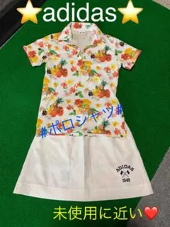 ⭐️アディダス⭐️ポロシャツ花柄❤️お値下げしました‼️