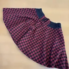 組曲　ハウンドトゥース柄フレアスカート