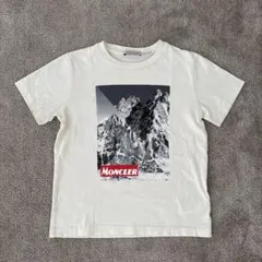 MONCLER 山岳フォトプリント Tシャツ 8A 6Aのサムネイル