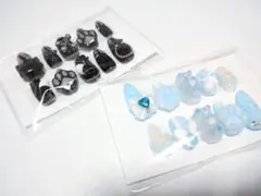 ꒰ঌ❤︎地雷系 量産型 ネイルチップ 2点セット❤︎໒꒱