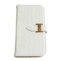 らくらくスマートフォン F-52Bケース手帳型 ホワイト