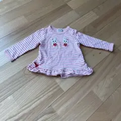 ミキハウス ボーダー長袖Tシャツ 80