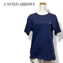 ユナイテッドアローズ✨アンダーアーマー Tシャツ 半袖 ネイビー 紺色 SM