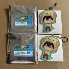 弱虫ペダル 荒北靖友 東武動物公園 アクリルキーホルダー 2点セット