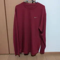 Nike DRI-FIT 赤 長袖Tシャツ