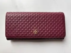 トリーバーチ長財布　バーガンディ