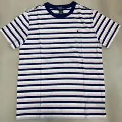 【未使用品】Ralph Lauren ストライプ Tシャツ L (14-16)