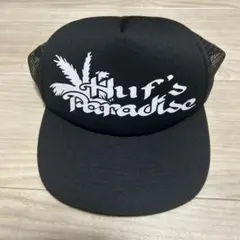 HUF パラダイスロゴ ブラックキャップ