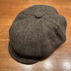 CA4LA ハリスツイードNYハットキャスケット帽ウール100%USA製L