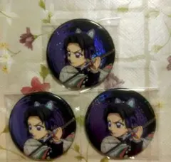 鬼滅の刃 無限城編 胡蝶しのぶ グリッター缶バッジ グリ缶 3点セット