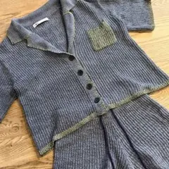 ZARA s/s ニット地セットアップ