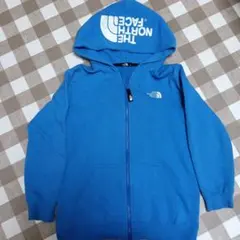 THE NORTH FACE ジップパーカー 裏起毛150cm　ネイビー
