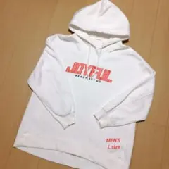 JOYFUL フード付きパーカー ホワイト