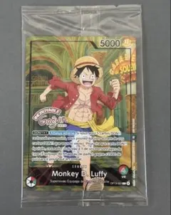 ワンピースカード グレヴァン美術館 ルフィ プロモ 未開封 ONE PIECE