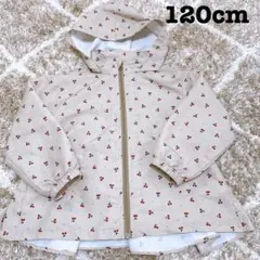 リセマイン　撥水加工パーカー　バックフリル　ウインドブレーカー120cm