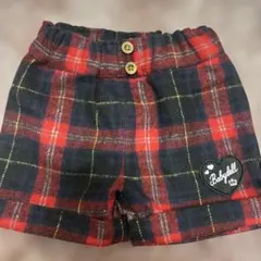 BABYDOLL チェック柄半ズボン 110cm