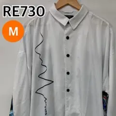 RE730 トップス 長袖 ロングシャツ ホワイト メンズ M 【CT2253】のサムネイル