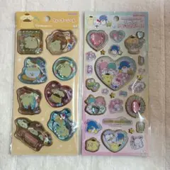 正規品★ポムポムプリンウォーターシール　サンリオ キラキラジュエルシール セット