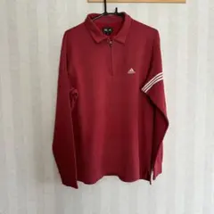 adidas ハーフジップトレーナー