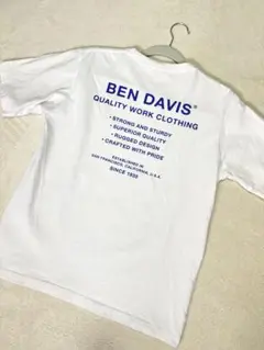 ベンデイビス Tシャツ 白Tシャツ ユニセックス 男女兼用